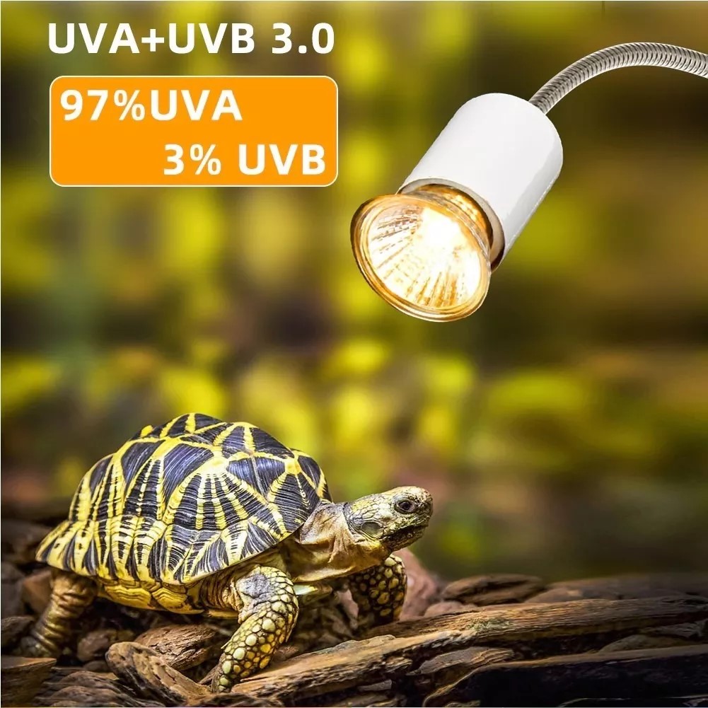 Foco Con Rayos Uvb + Uva Para Tortugas, Reptiles – jersimport