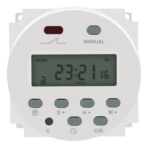 Timer Digital Temporizador 220 Ac Interruptor Digital 16a - jersimport