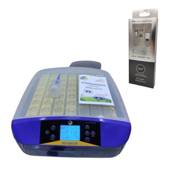 NUEVA INCUBADORA AUTOMÁTICA LED DE 56 HUEVOS DE GALLINA